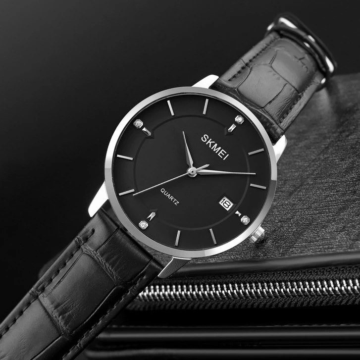 Jam Tangan Wanita Analog Model Classic Tali PU Leather MGOS - Image 2