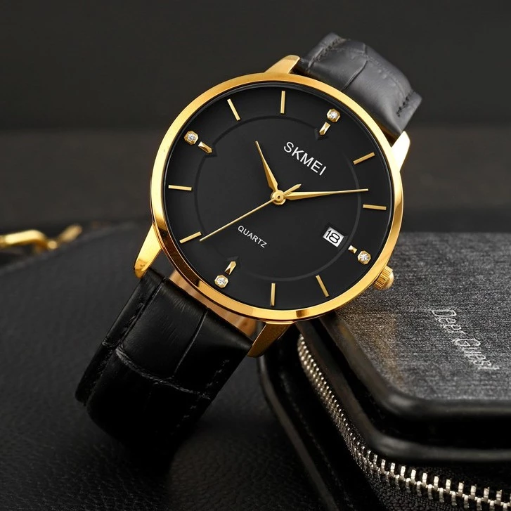 Jam Tangan Wanita Analog Model Classic Tali PU Leather MGOS - Image 3
