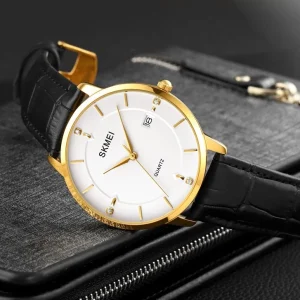 Jam Tangan Wanita Analog Model Classic Tali PU Leather MGOS