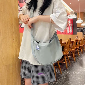 Tas Selempang Wanita Korean Style SImple Sling Bag Perempuan Tahan Air