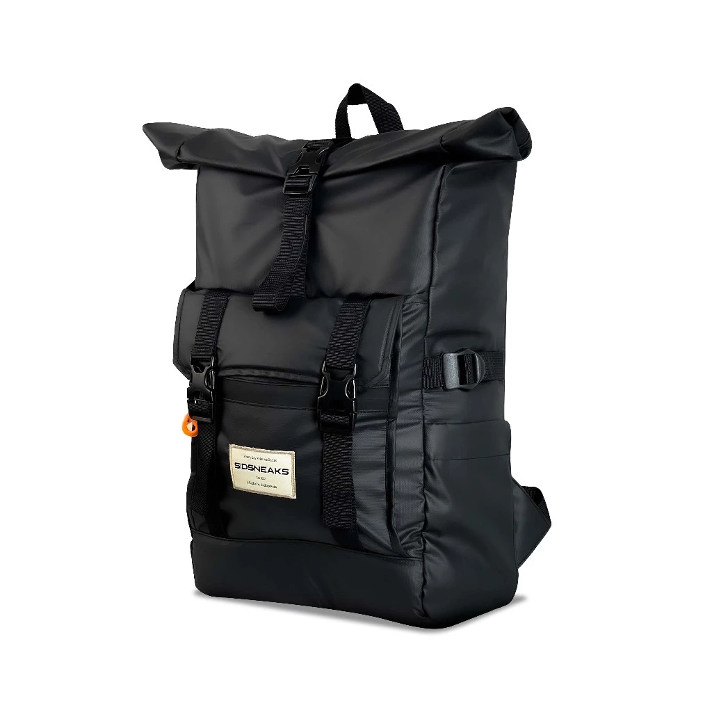 Tas Ransel Pria Waterproof - Urban Black - Image 4