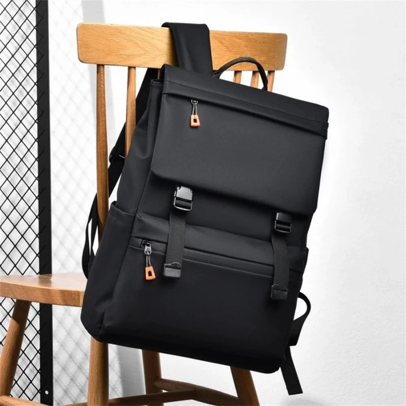 Tas Ransel Laptop Kerja Sekolah Pria Anti Air Bahan Longcham Premium Stylish Fashionable - Image 2