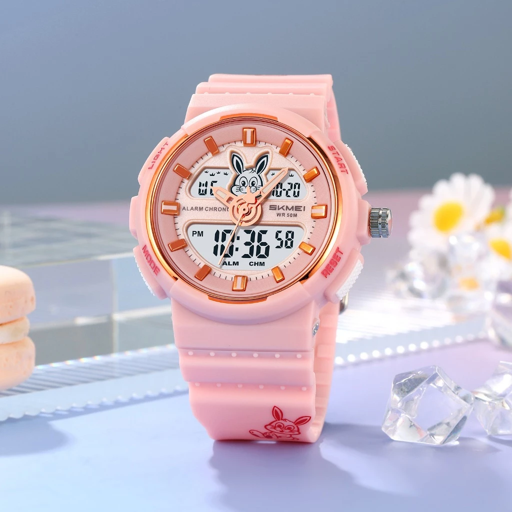 Jam Tangan Wanita Analog-Digital Tahan air - Image 3