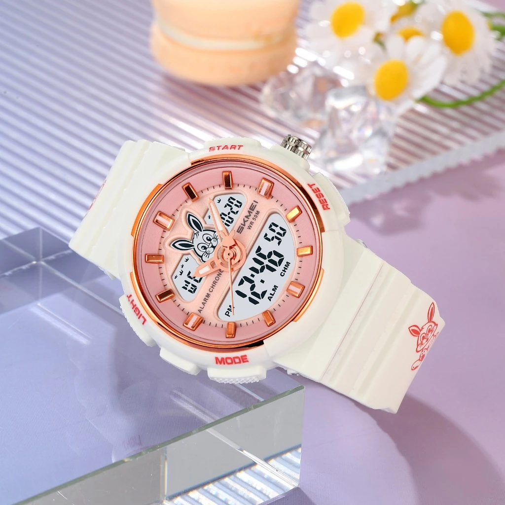 Jam Tangan Wanita Analog-Digital Tahan air - Image 4